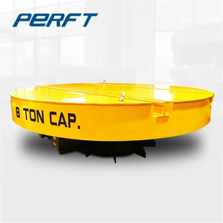 Electric Turntable Transfer Cart in Steel Industry 35 Tons