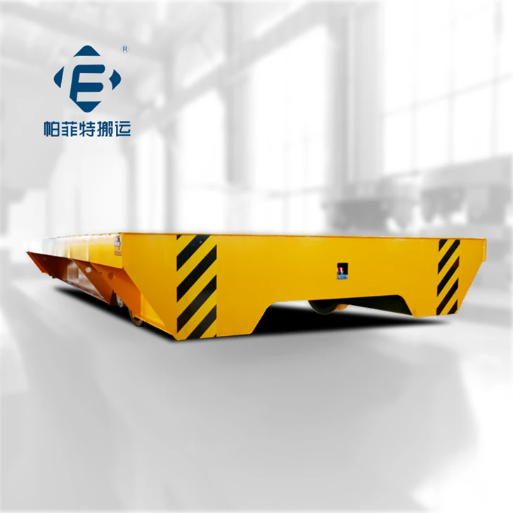 Cable Powered Transfer Cart On Rails